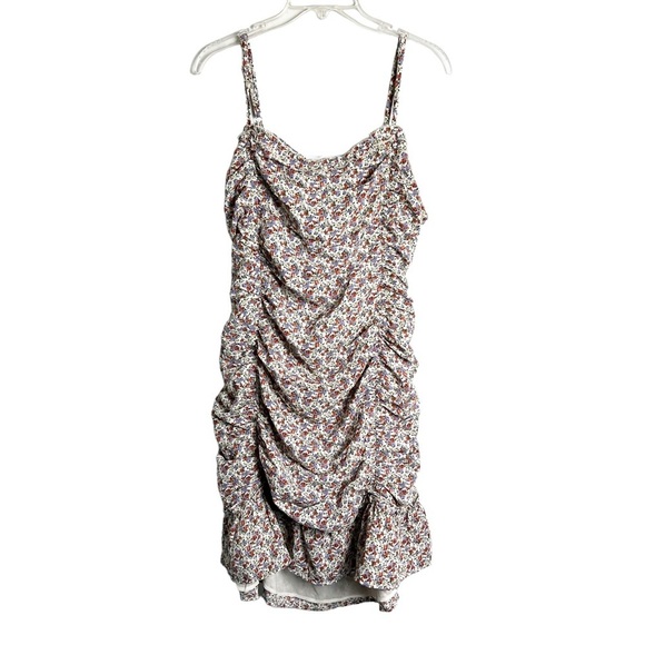 Fashion Nova - Ruched Tie Back Ditsy Floral Dress - Sz. 2X - Picture 1 of 7